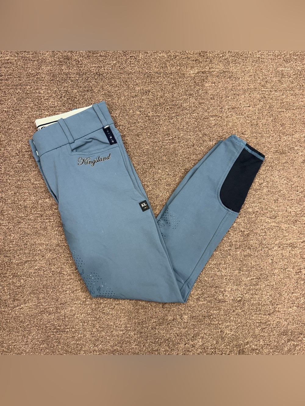 Women’s Size 28R Blue Kingsland Full Seat Horseback Riding Breeches